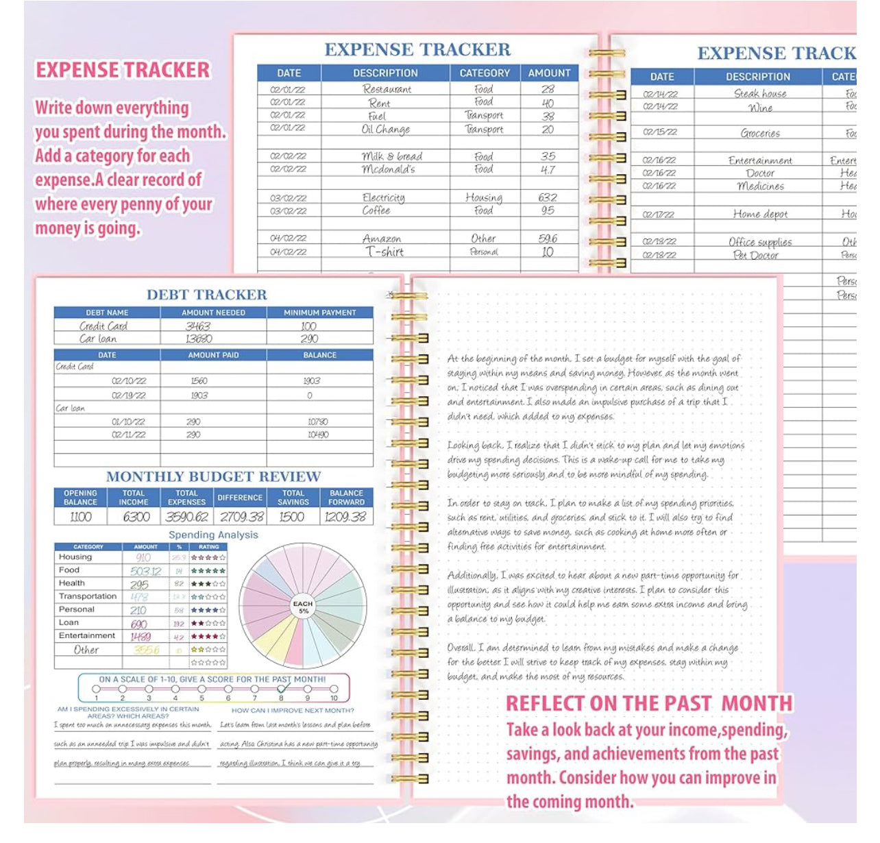 Budget Planner book