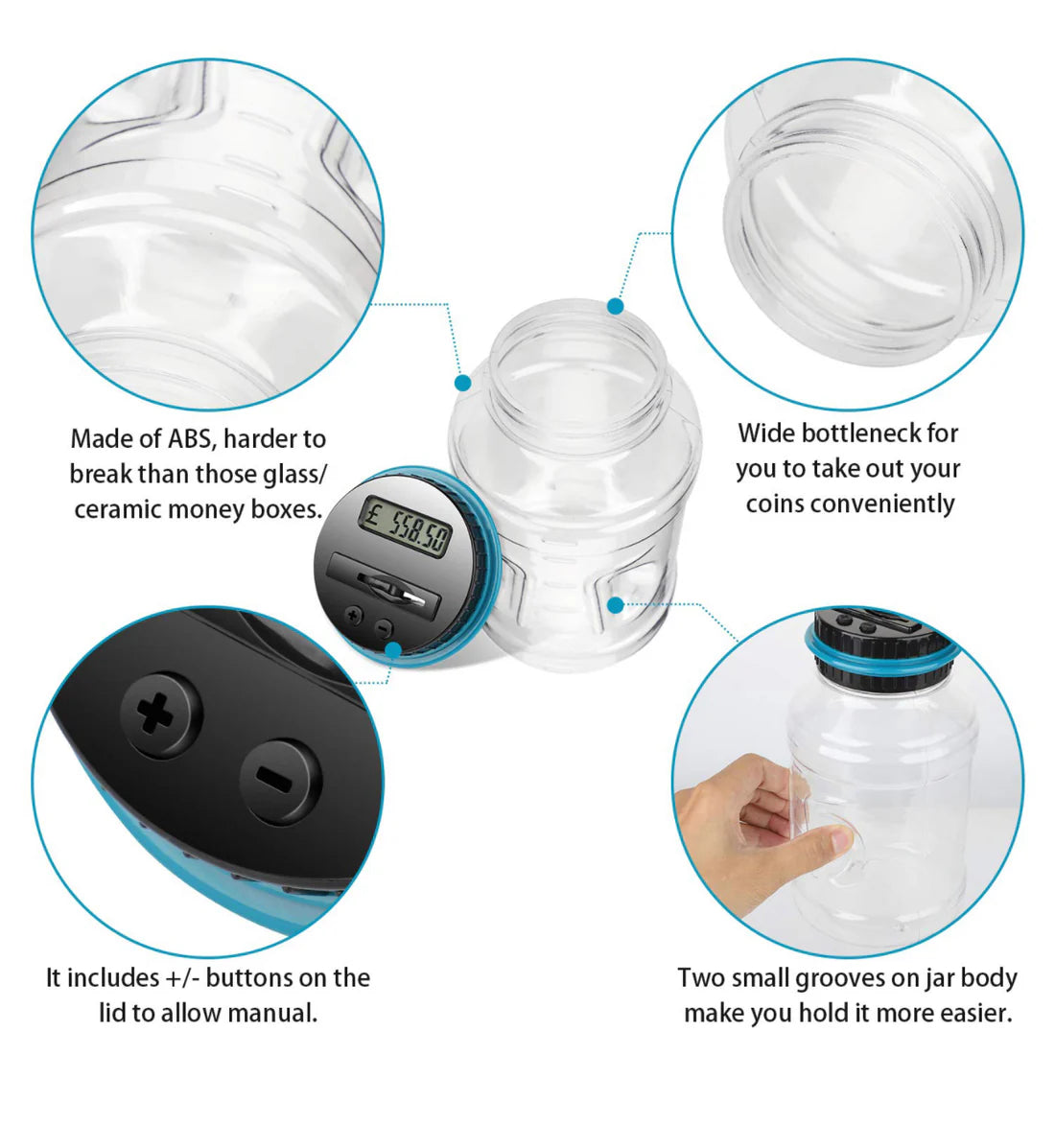 Digital money Jar ( Small )