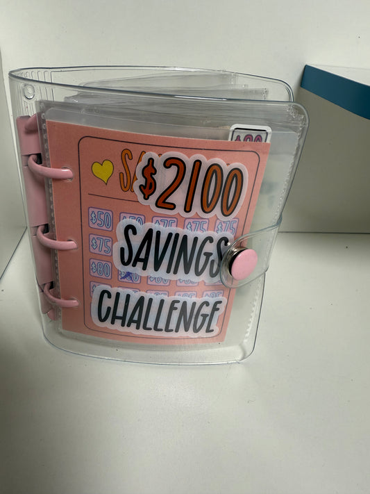 Mini $2,100 envelope saving challenge